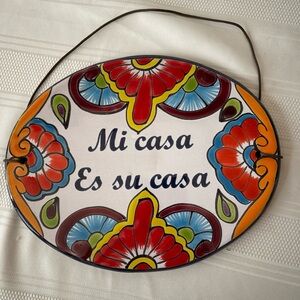 Colorful Ceramic Wall Plaque